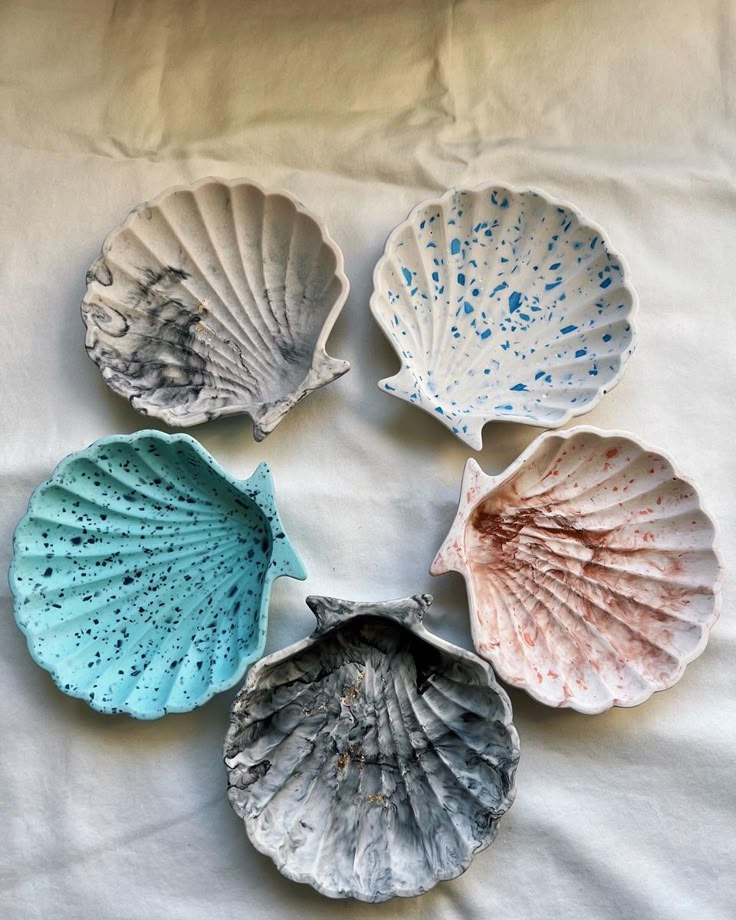 Handmade Seashell Trinket Dish – Elegant Decorative Jewelry Holder