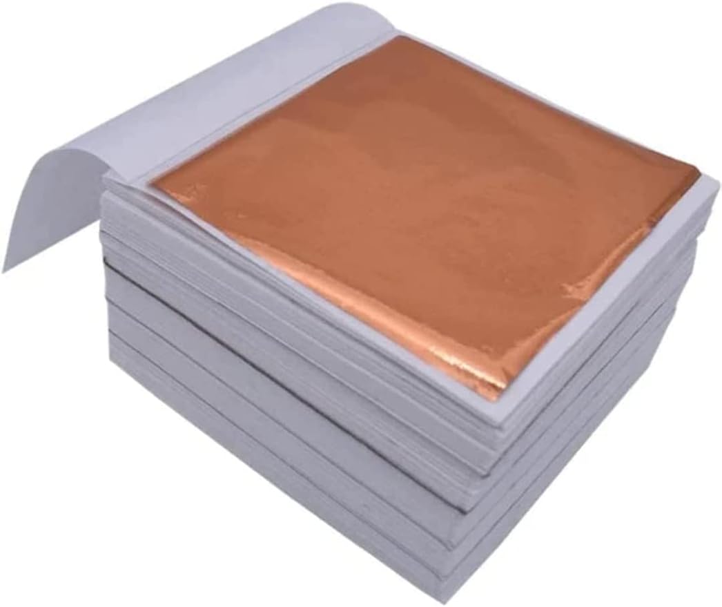 24K Gold Leaf & 24K Silver Leaf Sheets – Premium Gilding for DIY Art, Crafts & Luxury Decor