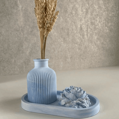 Luxury Handmade Gypsum Gift Set – Customized Decorative Jar & Vase Set