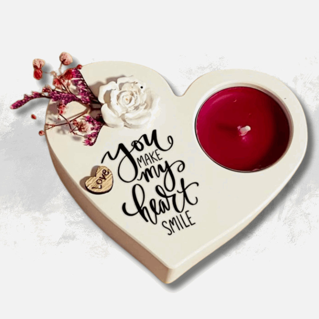 Handmade Heart-Shaped Jewellery Tray – Elegant Decorative Trinket Dish