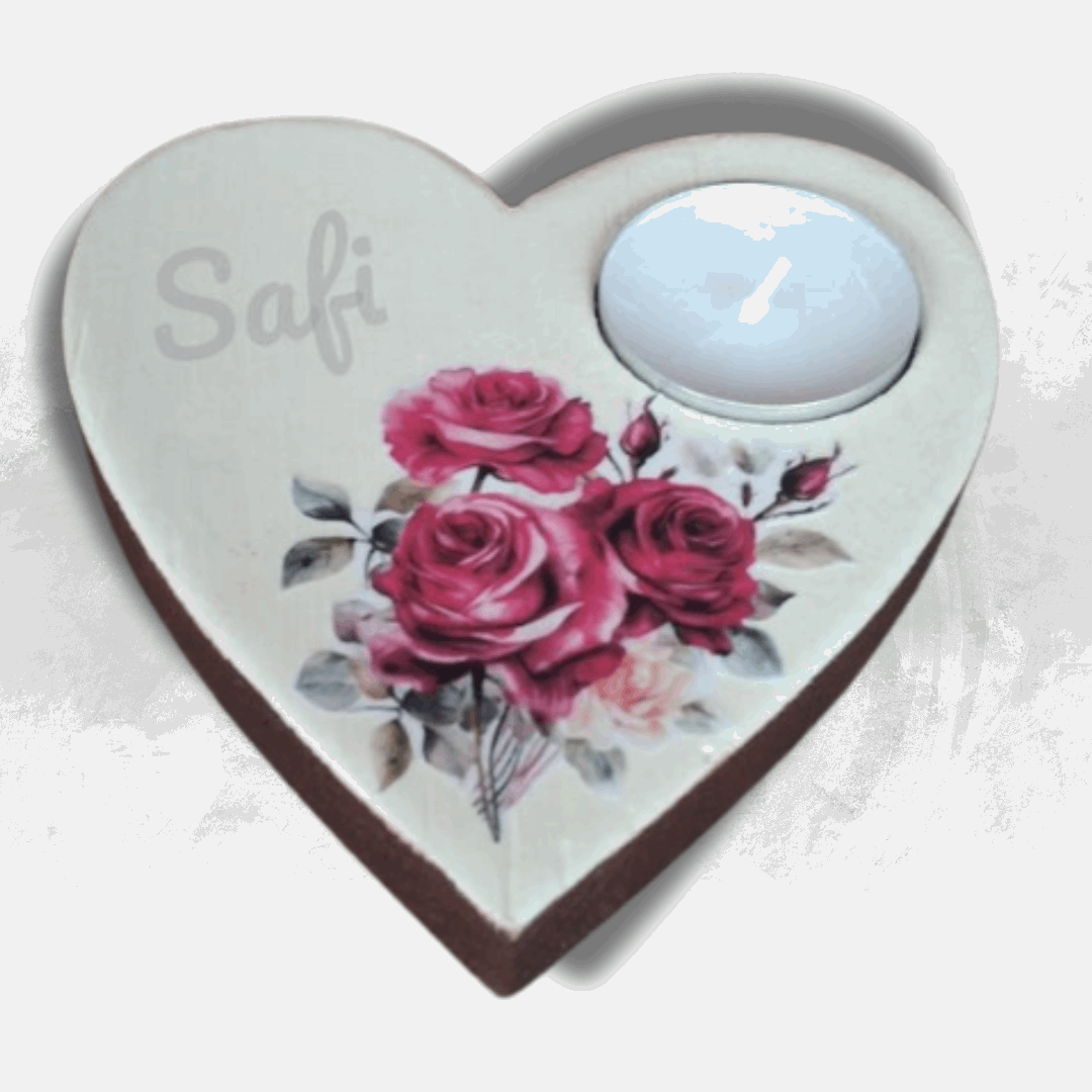 Handmade Heart-Shaped Jewellery Tray – Elegant Decorative Trinket Dish