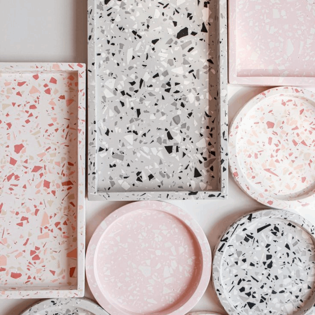 Luxury Handmade Terrazzo Trays & Plates – Modern Home Décor | UAE